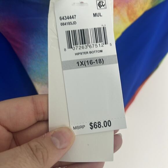 Womens Becca Swim Suit Bottom Size 1X (16-18) - Picture 4 of 7